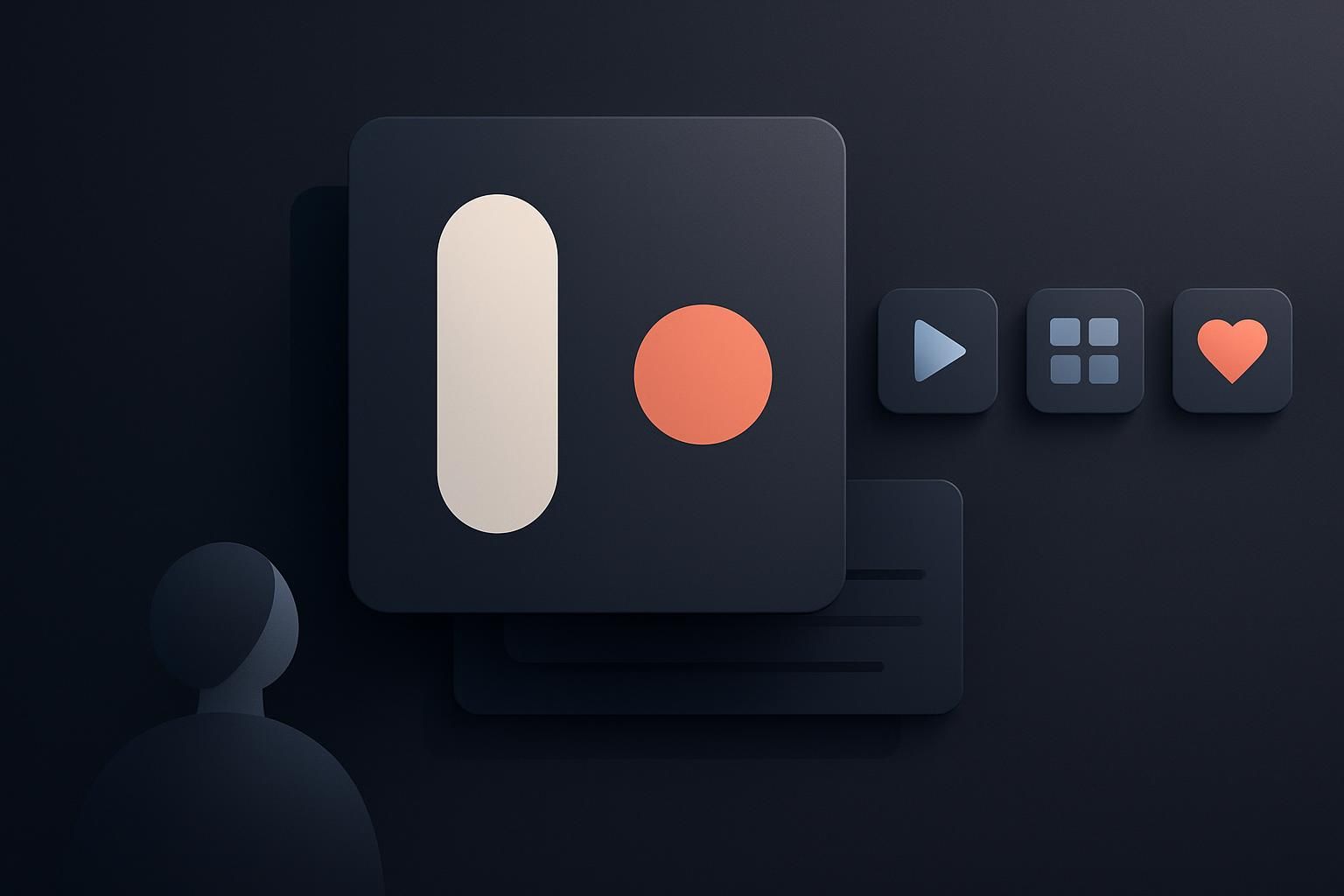 Illustration of various online content creation platforms